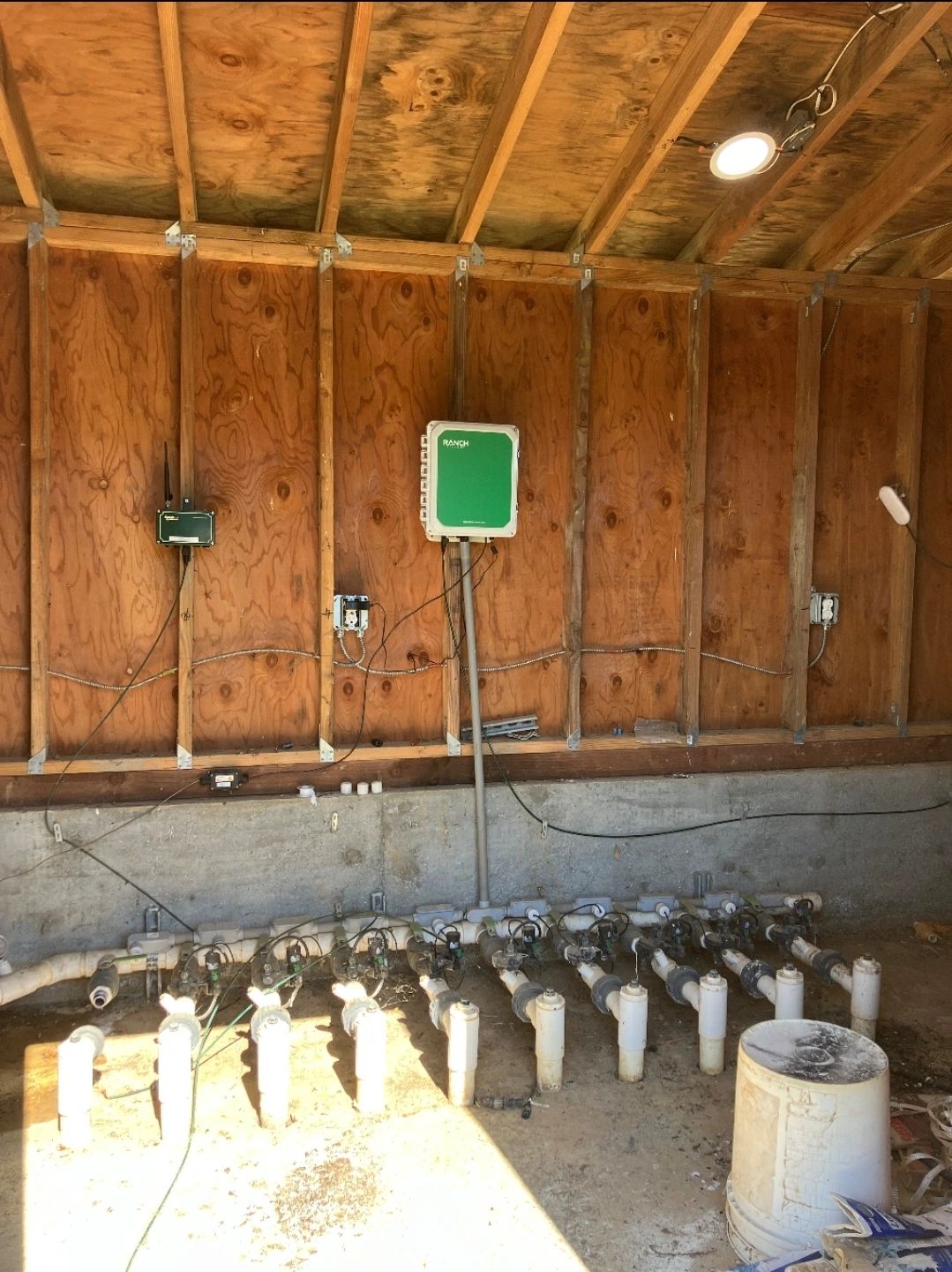RM400 irrigation installation